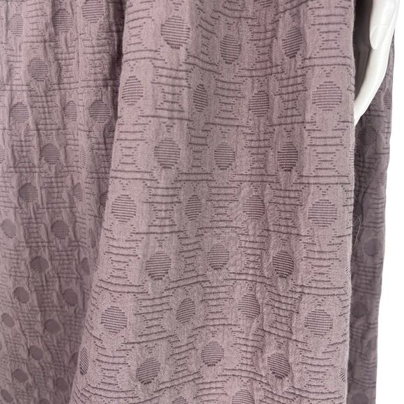 Madewell NWT Floral Quilted Puff Sleeve Mini Dress Purple Fig Multi Jacquard  L - Picture 6 of 13